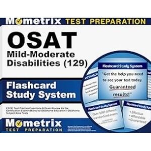Mometrix OSAT Mild-Moderate Disabilities 129 Flashcard Study System Test Prep
